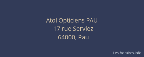 Atol Opticiens PAU