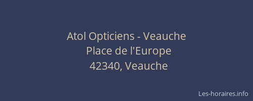 Atol Opticiens - Veauche
