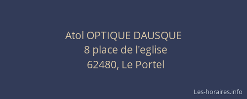 Atol OPTIQUE DAUSQUE