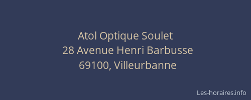 Atol Optique Soulet