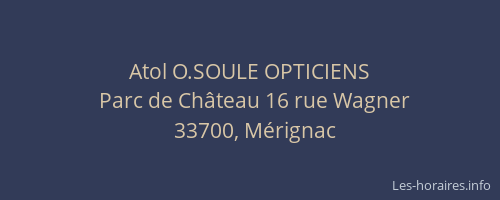 Atol O.SOULE OPTICIENS