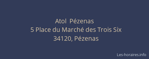 Atol  Pézenas