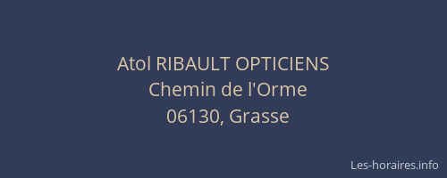 Atol RIBAULT OPTICIENS