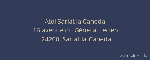Atol Sarlat la Caneda