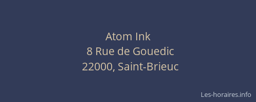 Atom Ink