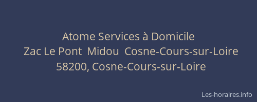 Atome Services &agrave; Domicile