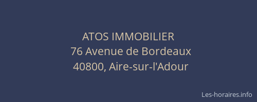 ATOS IMMOBILIER