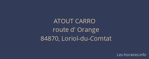 ATOUT CARRO
