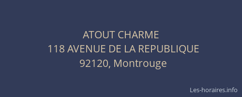 ATOUT CHARME