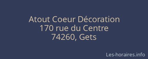 Atout Coeur Décoration