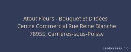 Atout Fleurs - Bouquet Et D'Id&eacute;es