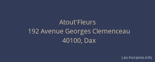Atout'Fleurs