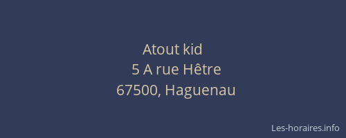 Atout kid