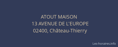 ATOUT MAISON