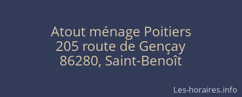 Atout ménage Poitiers
