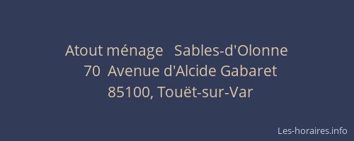 Atout ménage   Sables-d'Olonne