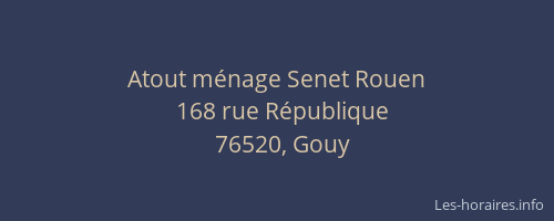 Atout ménage Senet Rouen
