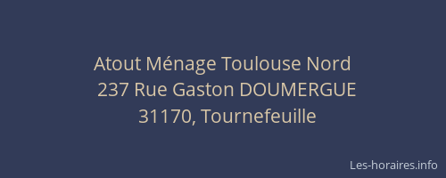 Atout Ménage Toulouse Nord