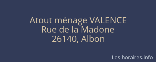 Atout ménage VALENCE