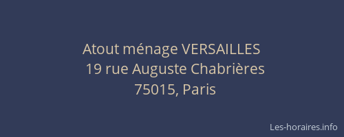 Atout ménage VERSAILLES