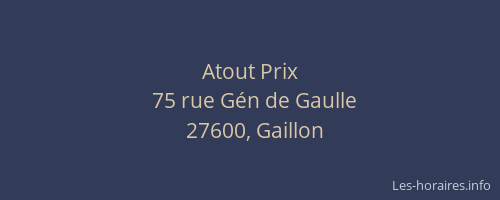 Atout Prix
