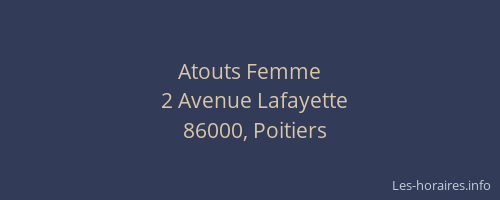Atouts Femme