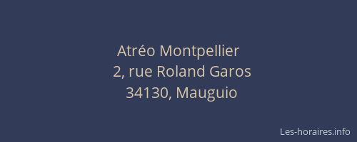 Atréo Montpellier