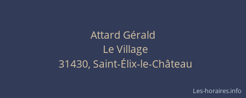 Attard Gérald