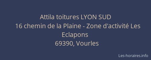 Attila toitures LYON SUD
