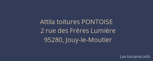 Attila toitures PONTOISE