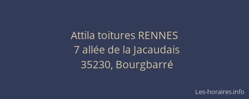 Attila toitures RENNES