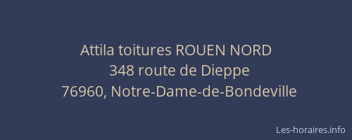 Attila toitures ROUEN NORD