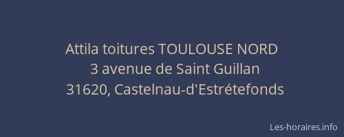Attila toitures TOULOUSE NORD