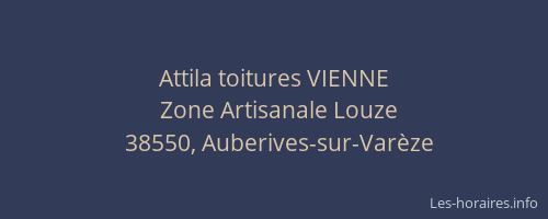 Attila toitures VIENNE