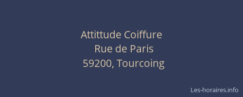 Attittude Coiffure