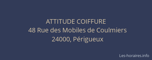 ATTITUDE COIFFURE