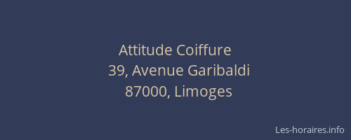 Attitude Coiffure