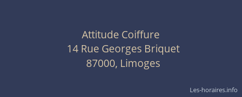 Attitude Coiffure