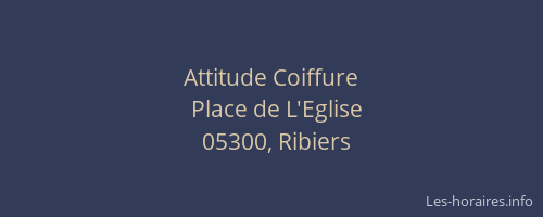 Attitude Coiffure