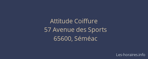 Attitude Coiffure