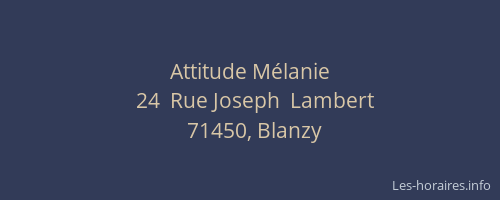 Attitude M&eacute;lanie
