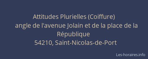 Attitudes Plurielles (Coiffure)