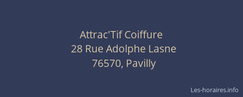 Attrac'Tif Coiffure