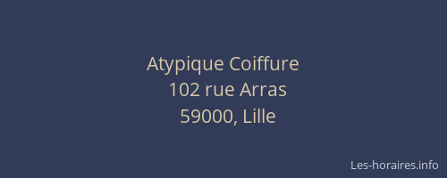 Atypique Coiffure