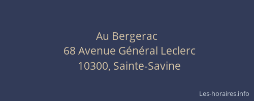 Au Bergerac