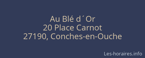 Au Blé d´Or