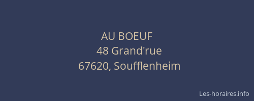 AU BOEUF