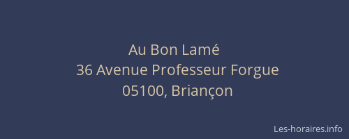 Au Bon Lamé