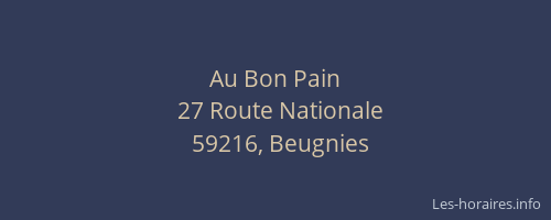 Au Bon Pain