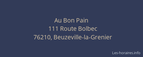 Au Bon Pain